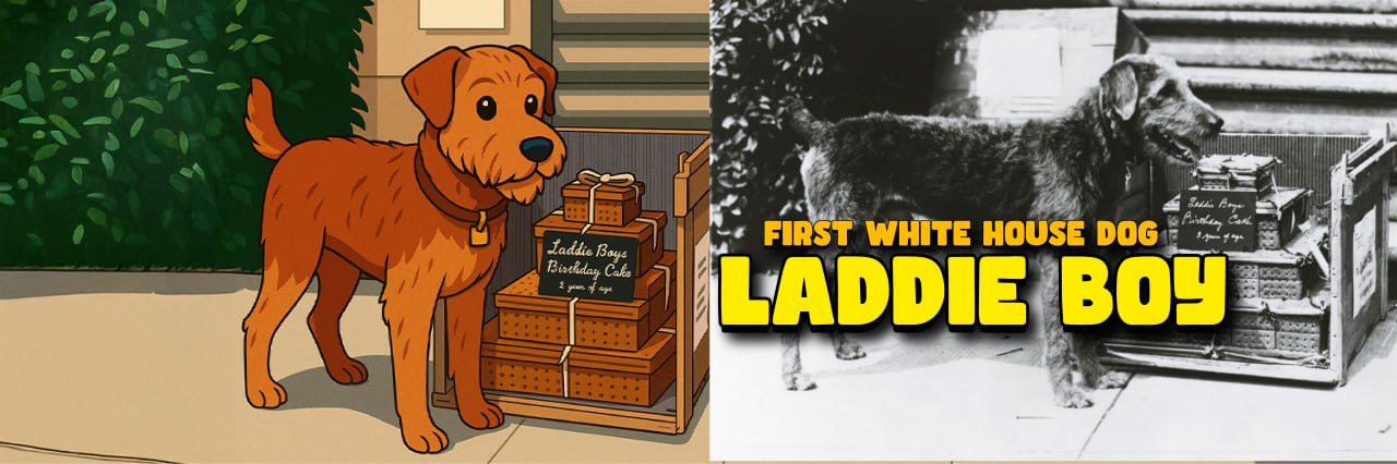 Laddie Boy Historical Banner
